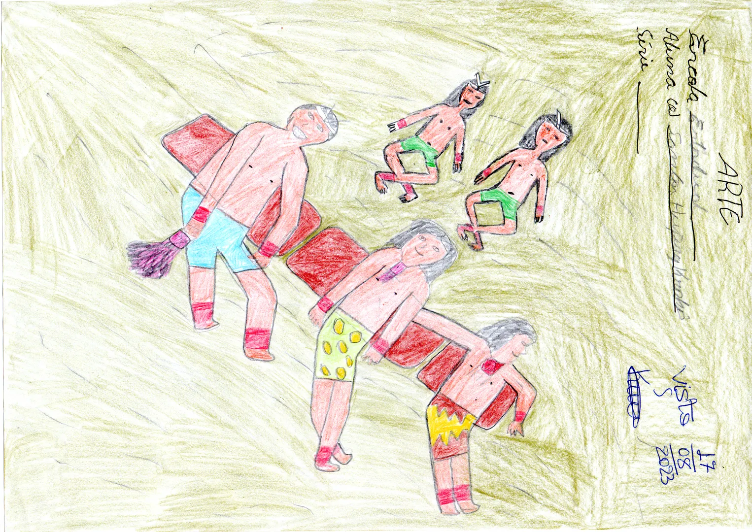 Desenho de Santos Hupry